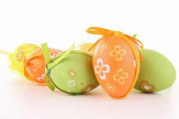 isolated painted easter egg