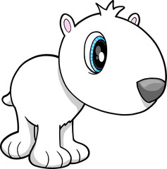 Polar Bear Vector Illustration
