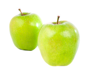 green apple isolated