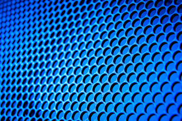 abstract metallic grid