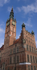 Obraz premium Town Hall of Gdansk town