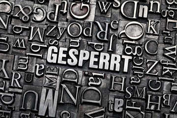 gesperrt