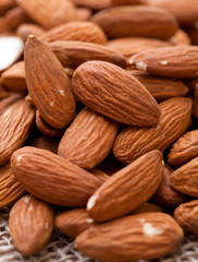 almonds background