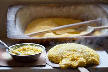 Hot polenta