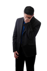 frustrated business man