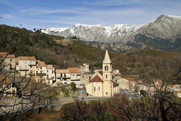 Fototapeta na wymiar village corse (vivario)