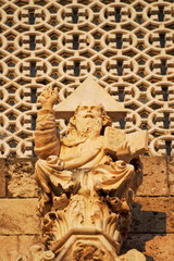 Messina, Kirchenfigur am Dom