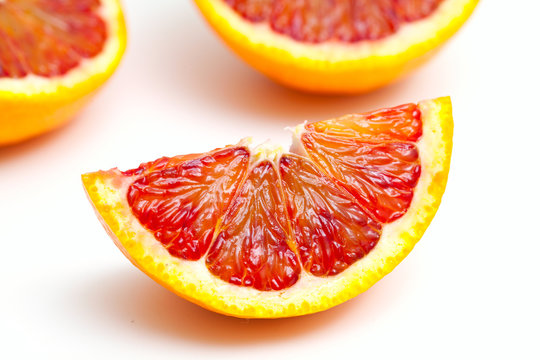 red orange close up