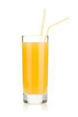 Pineapple juice in a glass