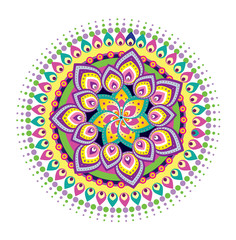 Stock Vector Illustration: Culture Art Pattern