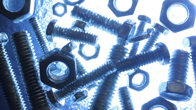 Bolts with nuts