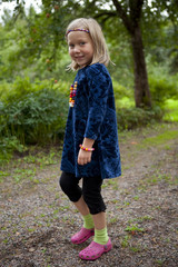 Fototapeta premium Portrait of a little girl