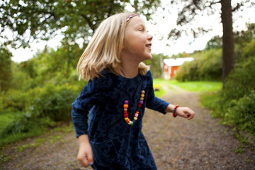 Little girl dancing