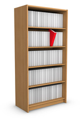 Book in library