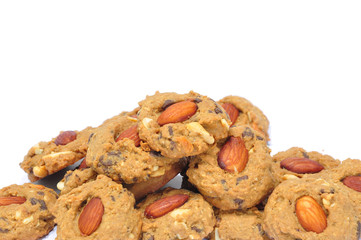 Almond choccolate chip cookies