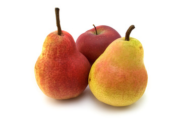 Fototapeta na wymiar pears and apple