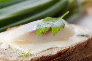 bread with fish