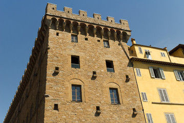 Fortified Building in Florence Italy