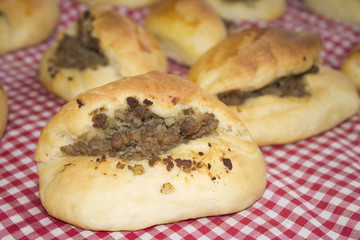 pastry with minced meat