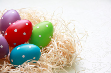 gepunktete Ostereier