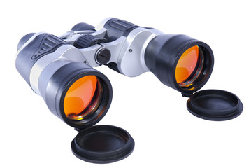 Binoculars isolated on white