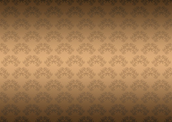 Seamless pattern wallpaper floral dark