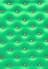 Green leather pattern with knobs,Texture for Background