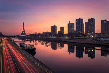 Fotobehang Paris sunrise / Paris lever de soleil © Beboy