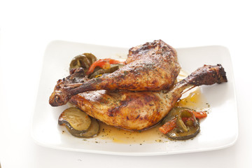 Roasted Chicken with vegetables