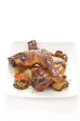 Roasted Chicken with vegetables