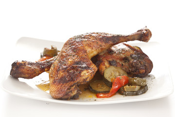 Roasted Chicken with vegetables