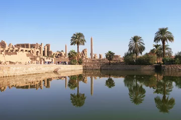 Foto op Plexiglas Karnak, tempelcomplex in Luxor, Egypte © 25Design