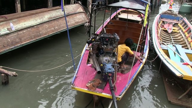 p&ecirc;cheur thailandais