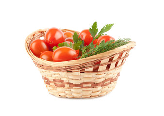 basket of tomatoes