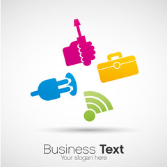 Fototapeta premium logo business