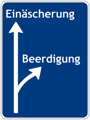 Einäscherung oder Beerdigung