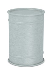 3d render of metal barrel