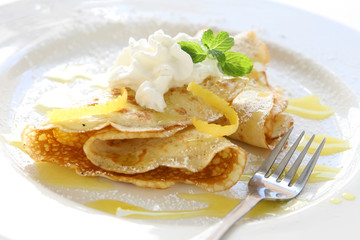 Lemon Citrus Crepes
