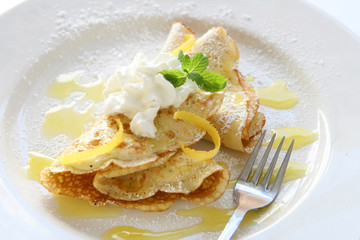 Lemon Citrus Crepes