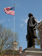 Obraz premium Town square, Philadelphia, USA