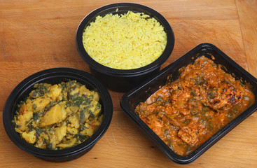 Indian Curry & Rice Ready Meal