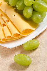 Grape and cheese