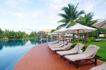 tropical swimming pool