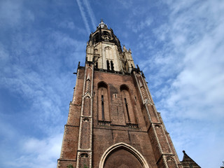 Fototapeta na wymiar New church in Delft