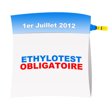&eacute;thylotest obligatoire en voiture &agrave; partir du 1er juillet 2012