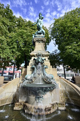 Obraz premium Stuttgart Galateabrunnen