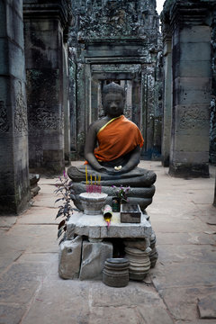 Buddha Shrine in Angkor Wat, Cambodia