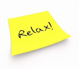 Notizzettel - Relax!