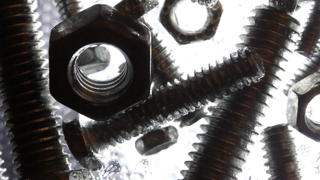 Bolts with nuts