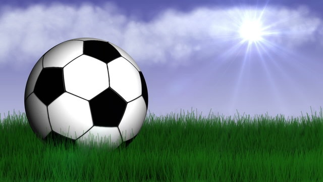 Football Ball in Nature - HD1080